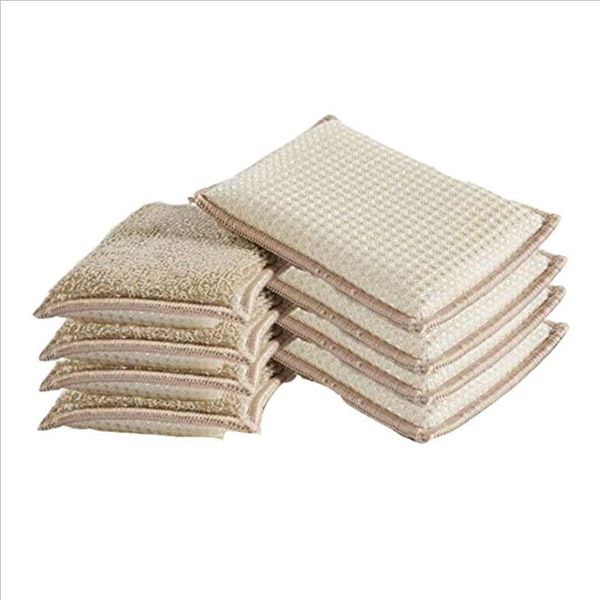 

cleaning cloths pads scrub pad to clean pans,dishes, cutlery and non-stick kitchenware-can be used in kitchens, bathrooms, etc