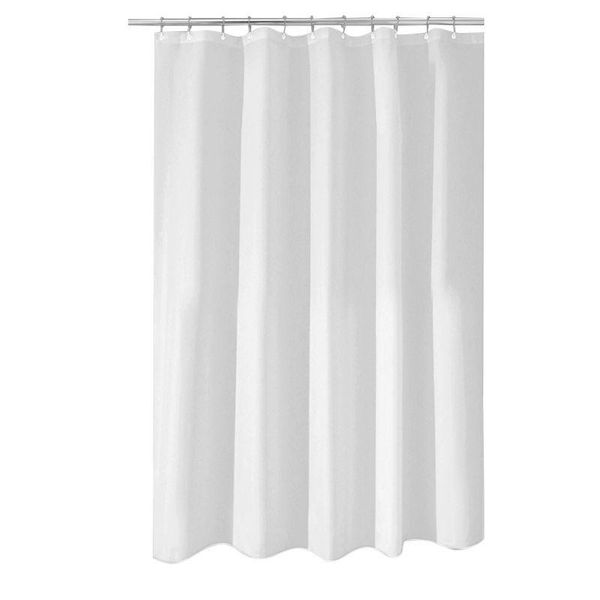 

bathroom shower curtain waterproof moldproof solid polyester fabric bath elegant cortina +12 hooks curtains