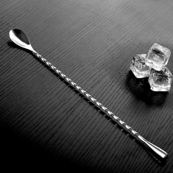 

Spoons 1PC Water Drop Shape Steel Ice Cream Spoon Handle Long High Teaspoon Quality Coffee A6K7