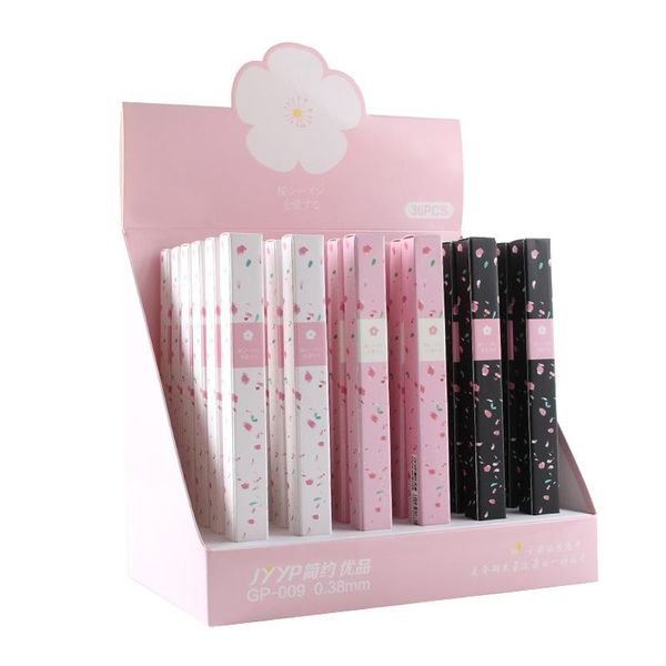 Penne gel Kawaii Cherry Blossom Pen Scuola Forniture per ufficio Articoli di cancelleria Regalo 0,38 mm Firma aziendale Sakura