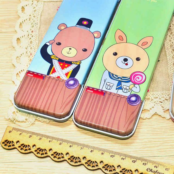 

pencil cute cartoon primary school stationery box kindergarten children small fresh pencil box portable stationery box