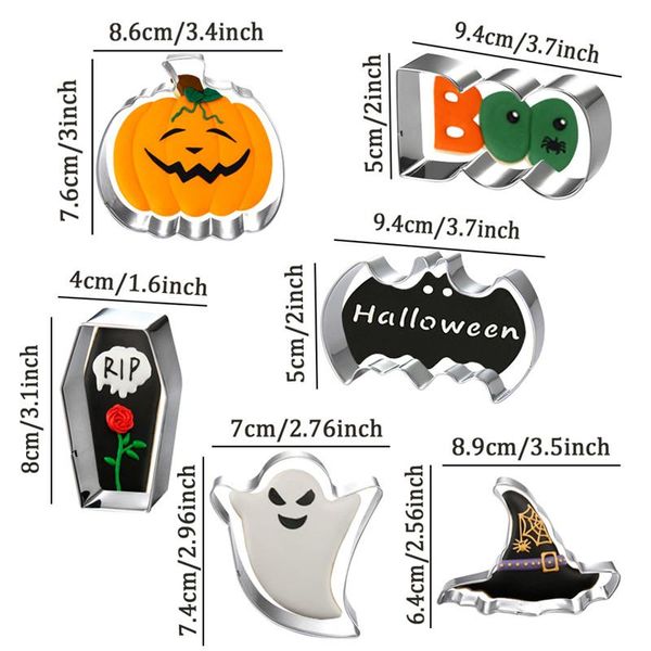 

other festive & party supplies 1pcs halloween metal pumpkin ghost cookie cutter baking tools cut mold fondant festival decoration