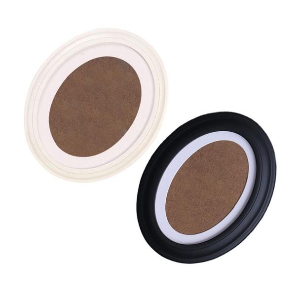 

frames 2pcs 7 inch oval wood picture wall hanging po decorations