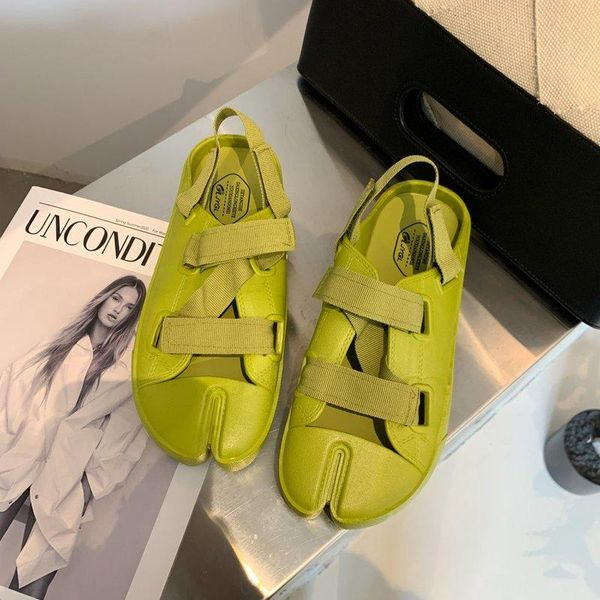 

sandals women summer fashion women's round head comfortable all-match female shoes flat large size, Black