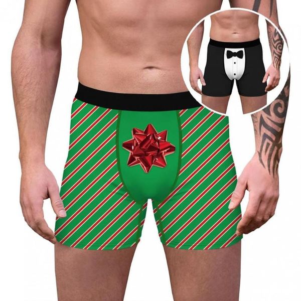 

underpants men boxers breathable stretch skin-friendly quick dry, Black;white