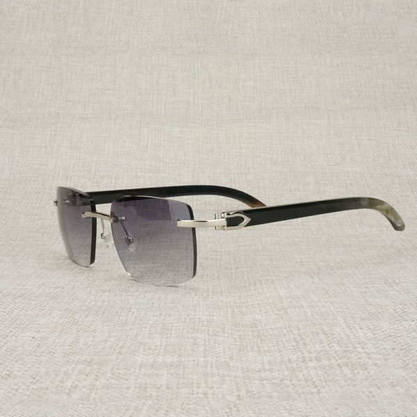 

design sunglasses natural wood men black white buffalo horn eyewear women accessories oculos shade rimless eyeglasses for outdoor msoi, White;black