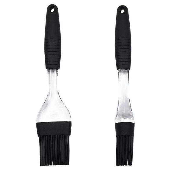 

tools & accessories 2pcs/set silicone barbeque brush cooking utensil tool kit soft head heat resistant bbq oil condiment brushes kitchen