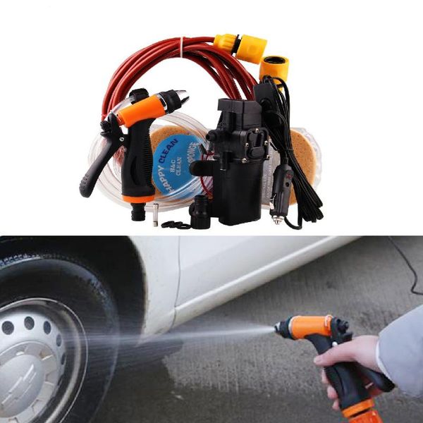 

water gun & snow foam lance 1 set 12v portable car washer pump high pressure spray washing machine cleaning for wash auto care kit rubber