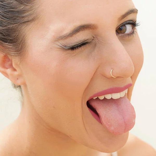 

925 silver nose ring real piercing gold filled jewelry handmade 2pcs cuff body