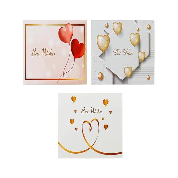 

50pcs wish thank you card decoration greeting message blessing for graduation mother father day valentine's cards