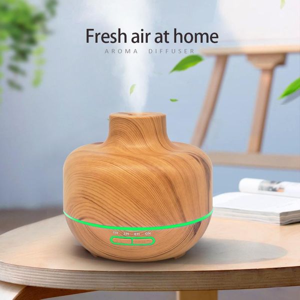 

ultrasonic electric air humidifier aromatherapy essential oil purification diffuser with 7 colors led lights home humidifiers