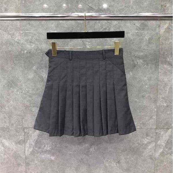 TB THOM летние женские юбки повседневный опрятный стиль плиссированные мини-платья для девочки Slim Fit оптом