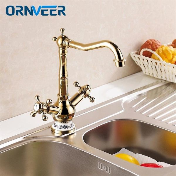 

bathroom sink faucets water kitchen faucet deck mounted mixer tap double handle
