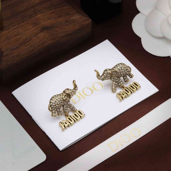 

letter elephant earrings for female in black friday deals, Silver