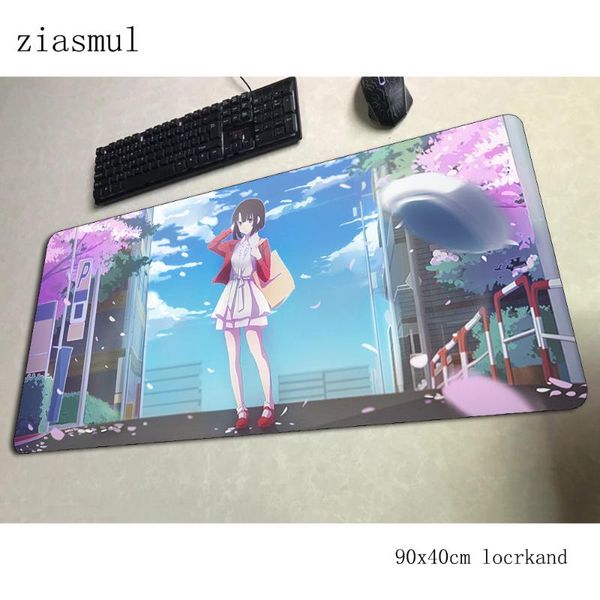 

mouse pads & wrist rests saenai heroine no sodatekata mats hd pattern gaming pad big keyboard mousepad notebook gamer accessories padmouse m