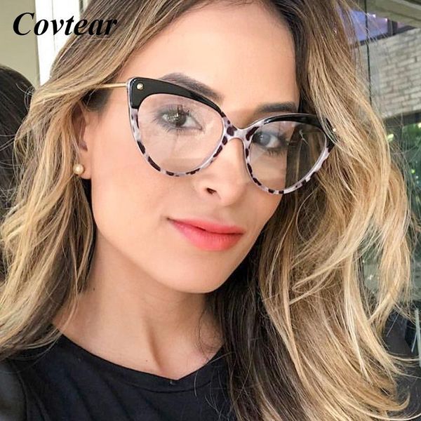 

sunglasses cat eye glasses women men computer eyeglasses oversized optical blue light blocking fashion leopard, White;black