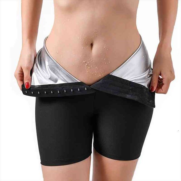 

tummy control women body shaper sweat sauna slimming corset sweat fitness legging shorts tight seamless elastic free, White;black