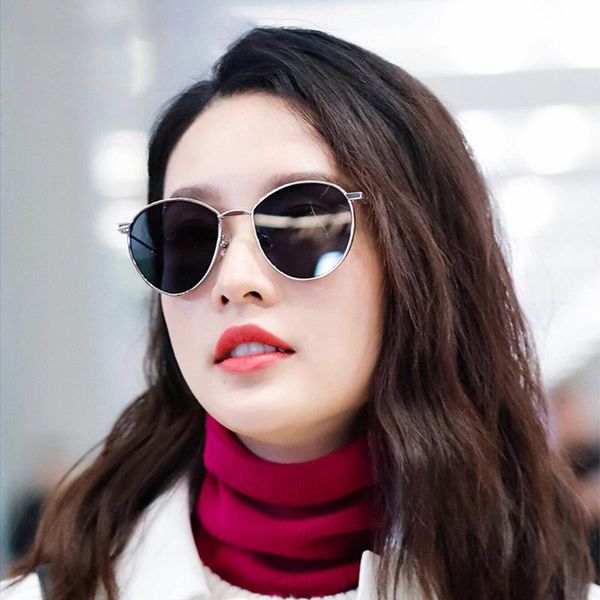

retro round sunglasses men women pink lenses sun glasses for vintage luxury mirror classic, White;black