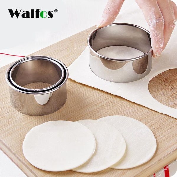 

baking & pastry tools walfos 304 stainless steel cutter dumplings mould kitchen maker dumpling skin device dough press pancake