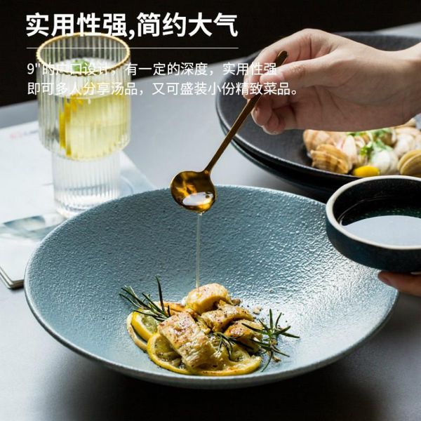 

nordic ceramic bowl large salad special restaurant tableware bowls
