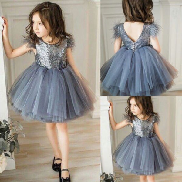 Reino Unido verão toddler criança bebê menina festa lace tutu vestido de princesa vestido q0716