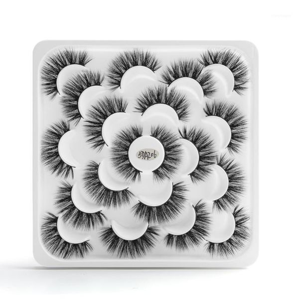 

pairs 5d mink eyelashes natural lashes long false volume fake makeup eyelash extension maquiagem1