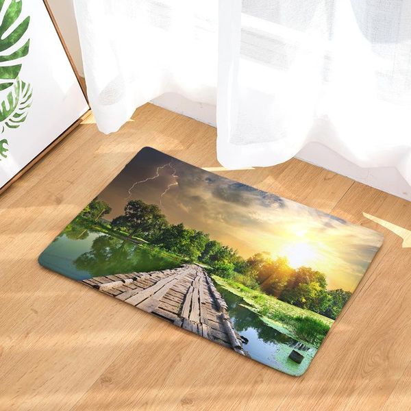 

carpets modern simple front door mats blue ocean scenery printing kitchen doormats bathroom bath mat for bedroom outdoor rugs