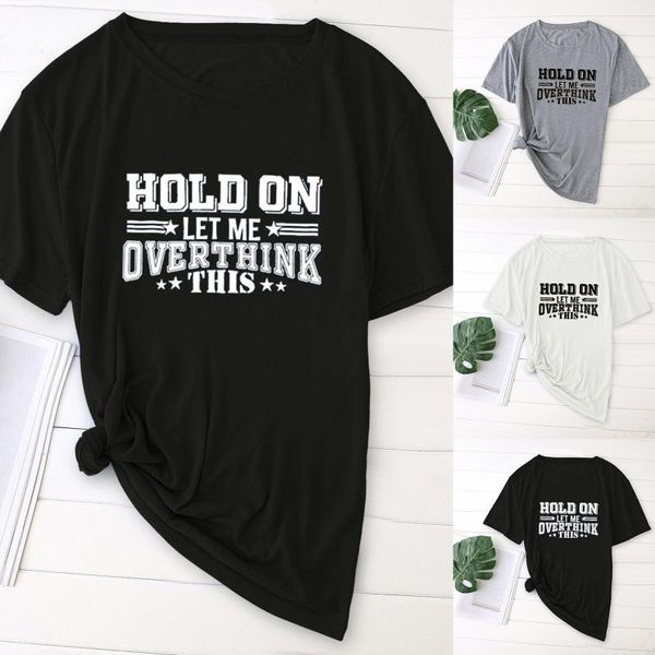 

women's t-shirt oversized elegant o neck short sleeve tshirt woman letter print casual shirt fashion style streetwear women pullover, White