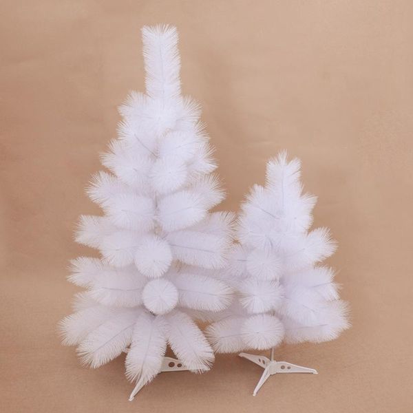 

christmas decorations 23.62''/60cm mini tree cute artificial white encryption xmas tableornament deskdecor