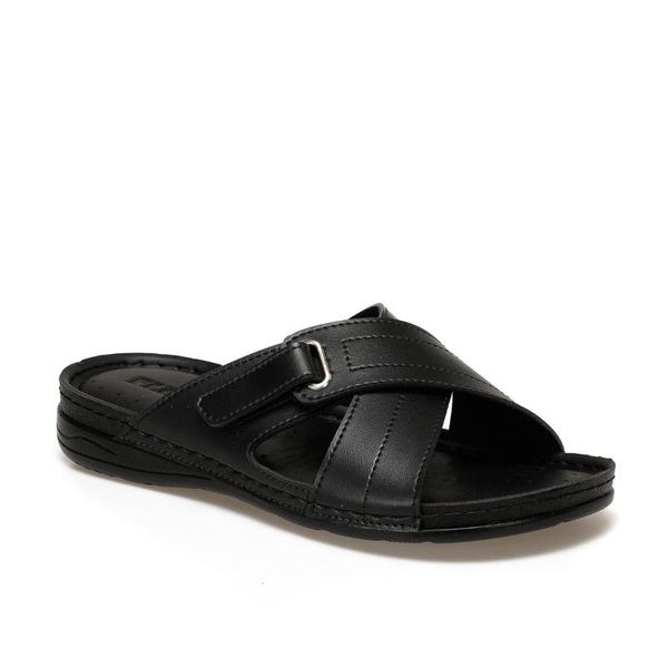 

slippers flo hfs-03 brown mens flexall, Black