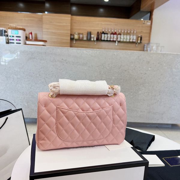 

fashion all-match luxurious crossbody designer bag twin flip cover chain genuine leather famous france handbags classic diamond lattice quil