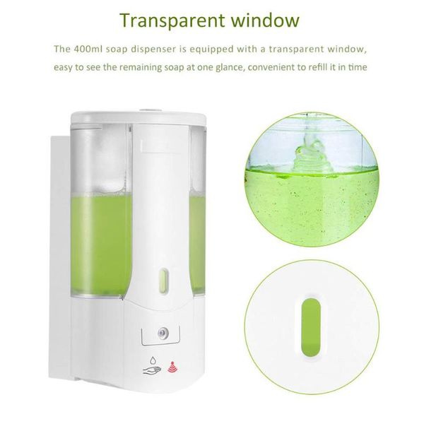 

liquid soap dispenser automatic infrared sensor touchless sanitizing machine for kitchen bathroom hand washing device