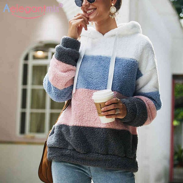 

aelegantmis women's oversized sweater, harajuku sweatshirt, autumn winter, Black