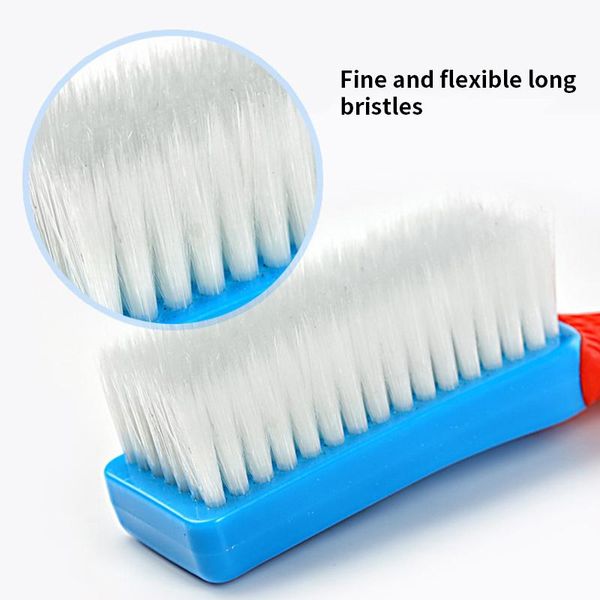 

car sponge 2021 universal cleaning brush carpet blue handle white nano durable accessories hard and soft bristle