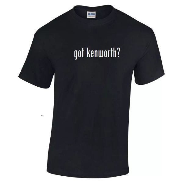 

got kenworth  t-shirt black white tee shirt cotton s - 5xl, White;black