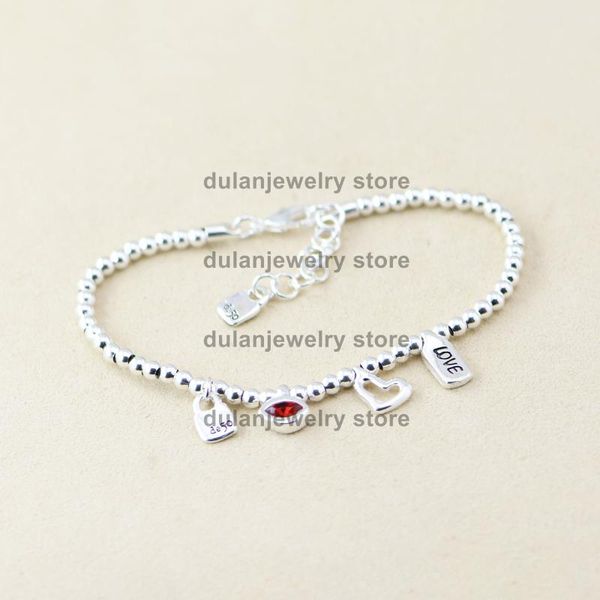 

beaded, strands trend fashion 925 sterling silver/miss you & little label beads/premium quality european spanish styles birthday present/gif, Black