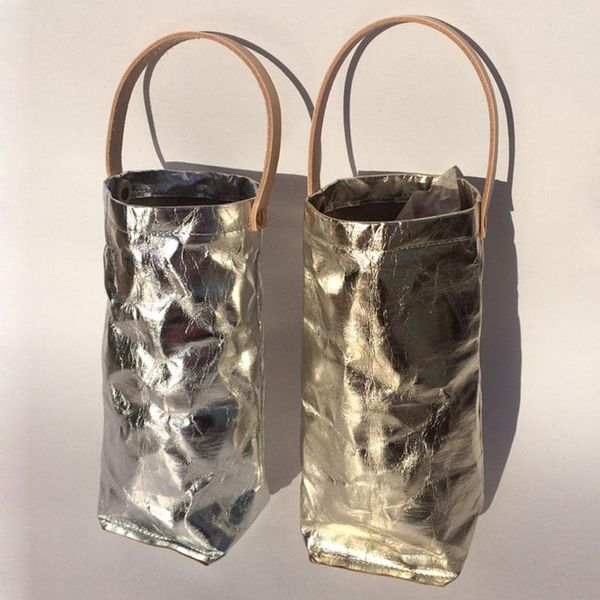 

drinking straws nordic wine bag eco friendly bar accessories bottle red gift pack pouch with handle washable paper beer storage organizer