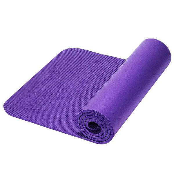 

yoga mats 183*61cm environmental nbr exercise pad thick non-slip tasteless folding gym fitness mat pilates supplies non-skid