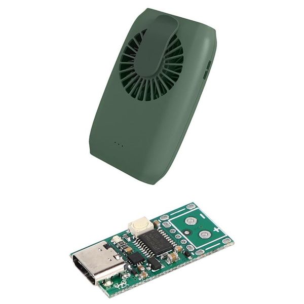 

1pcs type-c usb-c pd2.0 3.0 turn dc usb fast charging trigger polling detector & mini electric fan, fans