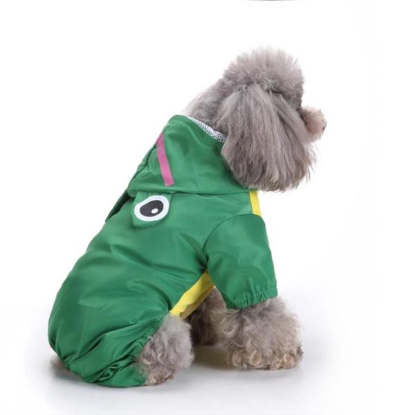 

dog apparel transer raincoat pet raincoats hooded waterproof puppy jacket outdoor coat 4.6