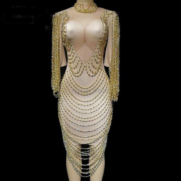 

drag queen costumes rhinestones bead fringe bodycon party dresses celebrity red carpet dress sashes