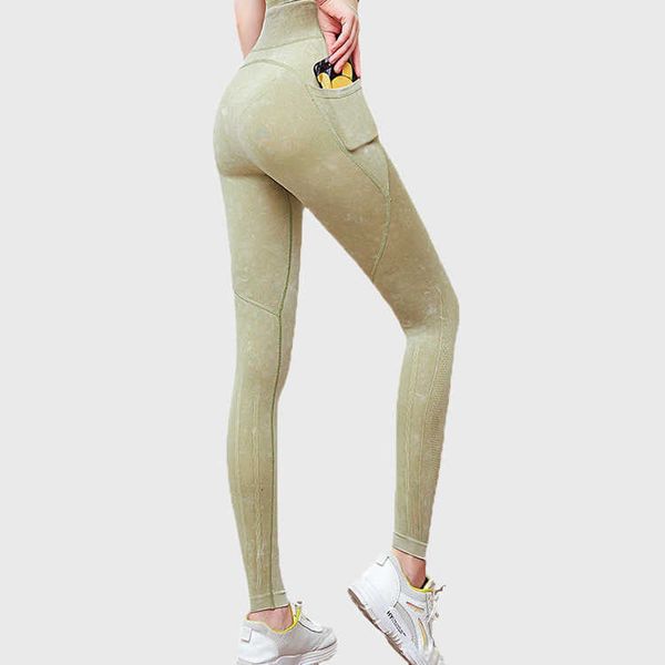 

seamls high elastic tights sports fitns snowflake breathable yoga pant, Gray