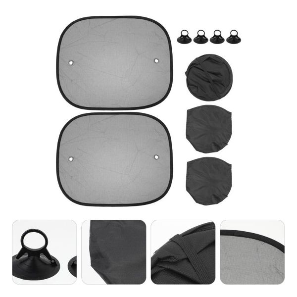 

car sunshade 1 pair of suction cup window blind summer sun shades side