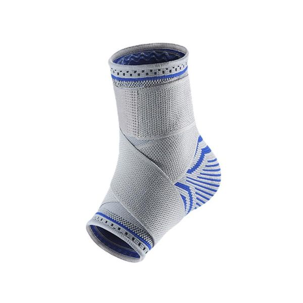 

ankle support protective football bracket basketball compressed nylon belt waist protector knitted strap, Blue;black