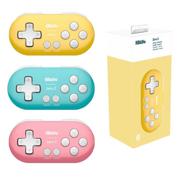 

game controllers & joysticks 8bitdo zero 2 bluetooth controller for switch windows android macos raspberry pi mini gamepad