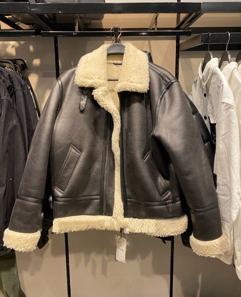 

the new autumn/winter 2021 men will be thiened and kept warm imitation lamb jaet, Black;brown