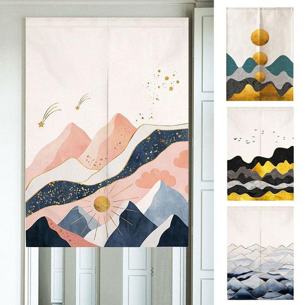 

curtain & drapes nordic style hanging half curtains for kitchen restaurant shop partition door home bathroom bedroom entrance decor