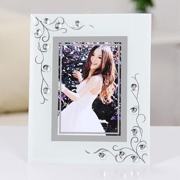 

5/6/7/8 inch modern simple glass p frame living room ornaments