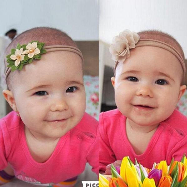 

hair accessories 3pcs/set kids girl baby toddler flower headband band headwear haar accessoires kid#y, Slivery;white