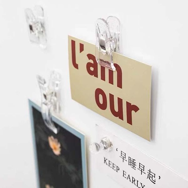 

fridge magnets refrigerator magnet stick home decor bill folder po clip transparent pushpin message post creative originality art